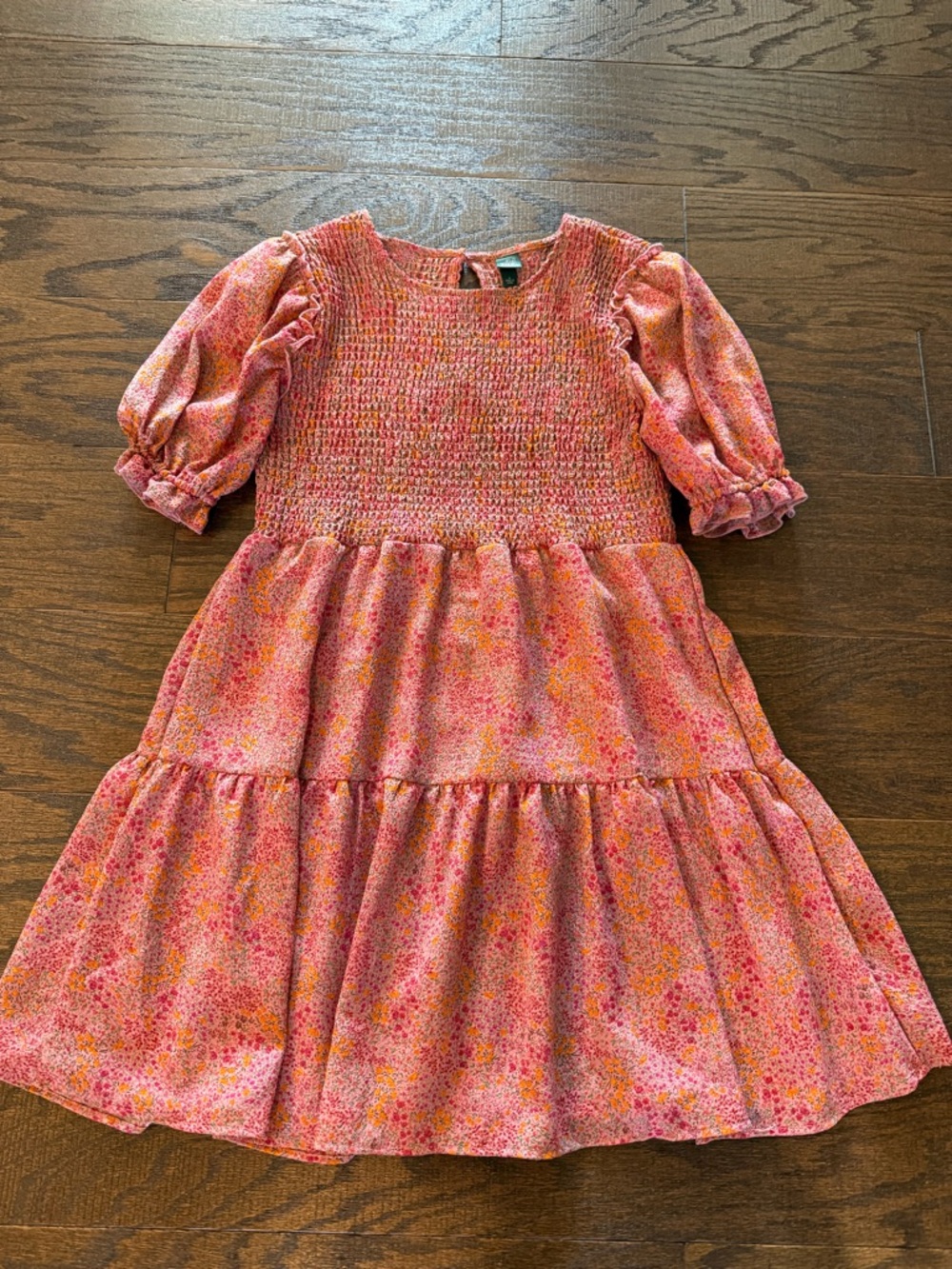 Women’s wild fable Smocked Tiered Floral Dress small